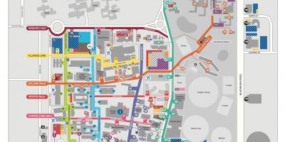 Monash یونیورسٹی کلیٹن کا نقشہ