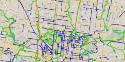 موٹر سائیکل راستے میلبورن نقشہ