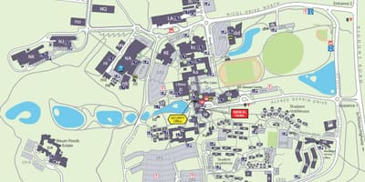 Deakin سیریز کیمپس کا نقشہ